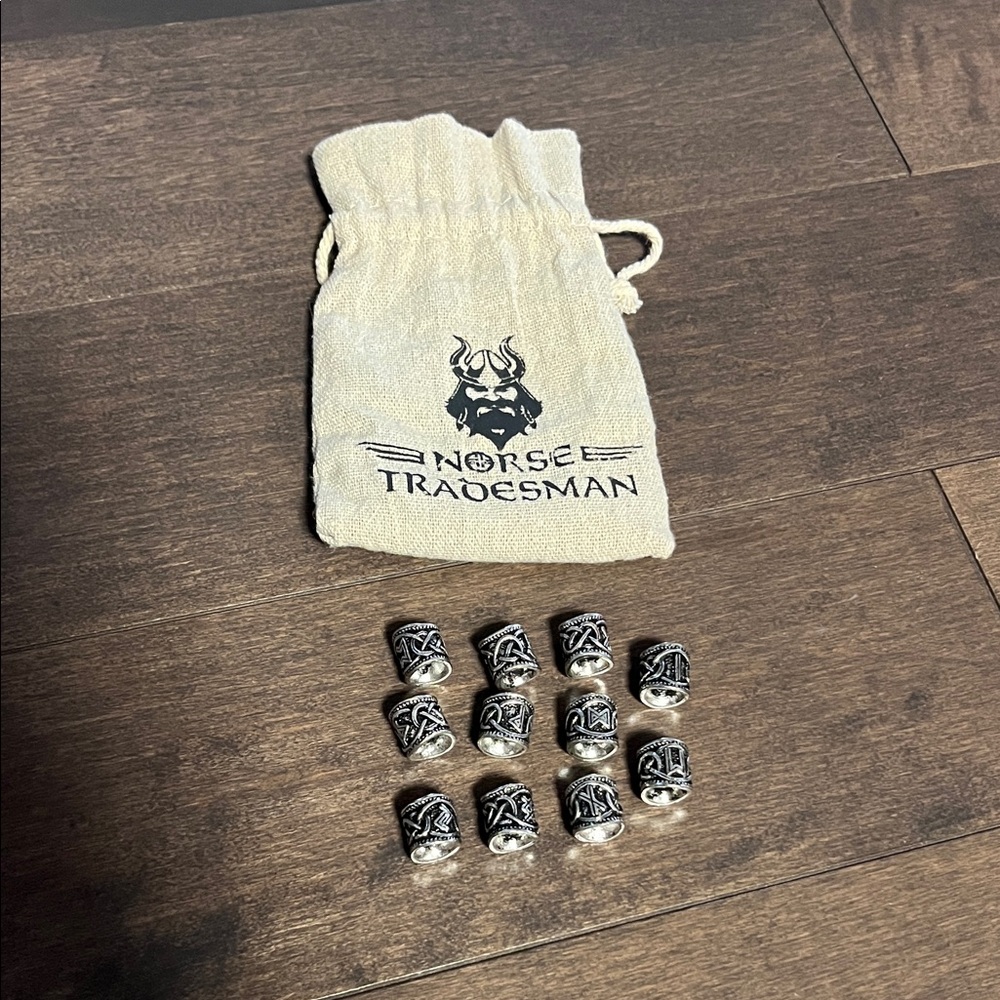 Norse Tradesman Metal Beads Set
